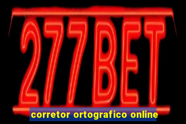 corretor ortografico online